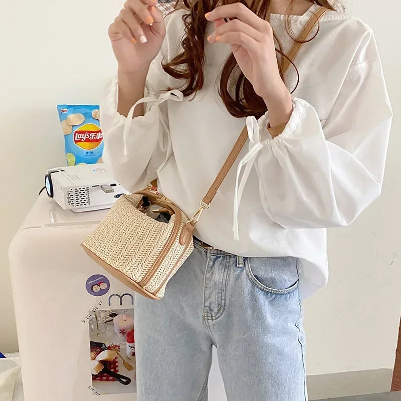 Small Straw Handbag